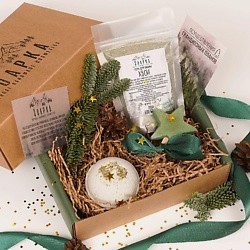 Подарочный набор косметики для ванны  Хвоя 