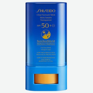 SHISEIDO Прозрачный солнцезащитный стик SPF 50+ Clear Suncare Stick, 20 г