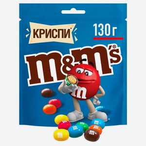 Драже M&M s Криспи с хрустящим центром для компании 130г