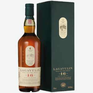 Виски Lagavulin, 16 летней выдержки в п/у 0.7л.