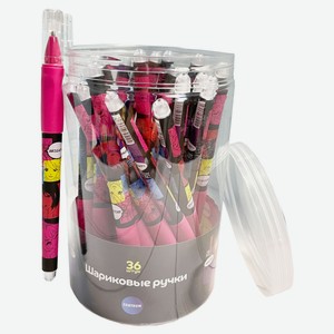 Ручка шариковая Centrum Аниме прорезиненная 0,7 мм синяя, 1 шт