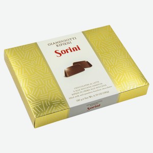 Конфеты шоколадные Sorini Gianduiotti Ripieni Италия, 180 г