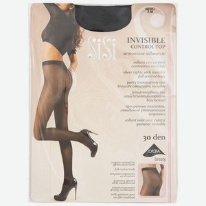 Колготки Sisi Invisible Control Top 30den Nero р.3-m 1пара, 1 шт