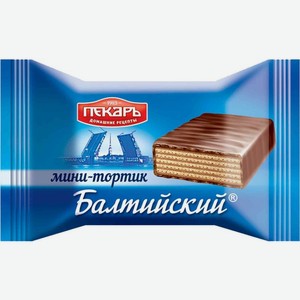 Мини-торт Пекарь Балтийский вафельный, 100 г
