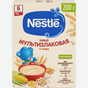Каша Nestle безмолочная мультизлаковая 5 злаков с 6 мес. 200г, 200 г