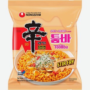 Лапша Nongshim Шин Рамен Toomba с сырно-сливочным вкусом острая 137г, 137 г