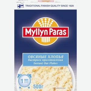 Хлопья овсяные MYLLYN PARAS Instant Oat Flakes, 500г