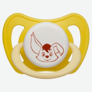 Соска-пустышка Мама Тама латексная желтая с 6 месяцев