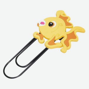 Закладка ЭВРИКА Скрепка-гигант Рыба 1 шт.