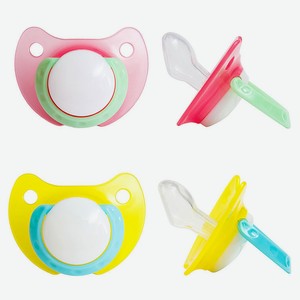 Пустышка «ПоМа» силиконовая адаптированной формы с рождения