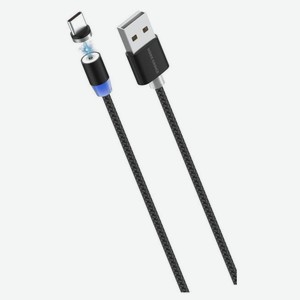 Дата-кабель More Choice K61Sa магнитный USB 3.0A на TYPE-C черный, 1 м