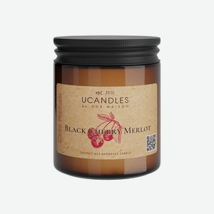 UCANDLES Свеча Black Cherry Merlot Chez Maman VASO, 200 г