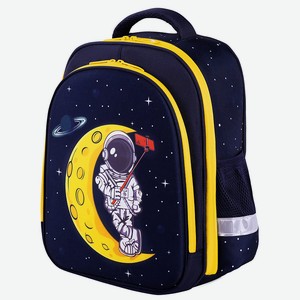 BRAUBERG Ранец светящийся KIDS STANDARD, Spaceman, 2 отделения.