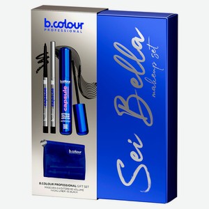 Набор подарочный для макияжа глаз B.Colour Professional Dolce Vita, Карандаш для глаз + Тушь для ресниц