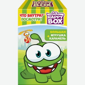 Карамель HAPPY BOX Ам Ням, с игрушкой, в коробочке, 20г