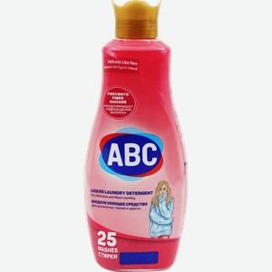 Средство для стирки деликатных тканей ABC, 1,5л
