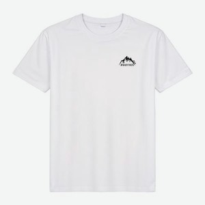 Мужская футболка белая р.48 Горы