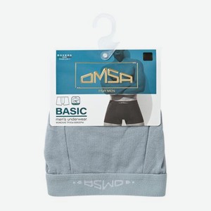 Мужские боксеры с открытой резинкой р.46-m Grigio Chiaro Omsa в ассортименте