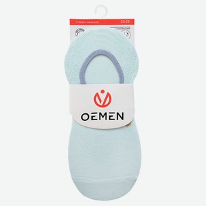 Следки женские OEMEN хлопковые мятные, р 23-25