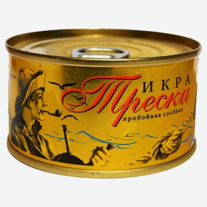 Икра трески «Авача» пробойная соленая, 130 г