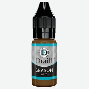 DRAIFF Пигмент Для бровей Лето Season, Средне - насыщенный оливково-коричневый, мягкий, 10 мл.