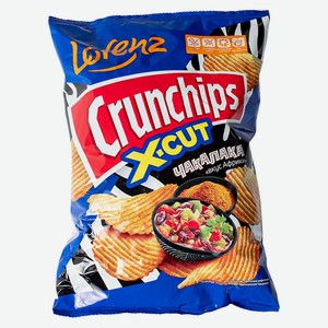 Чипсы картофельные Crunchips X-Cut со вкусом африканской чак