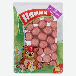 Колбаски вареные Мясной дом Бородина, крошка нямми, 240 г, газонаполненная упаковка