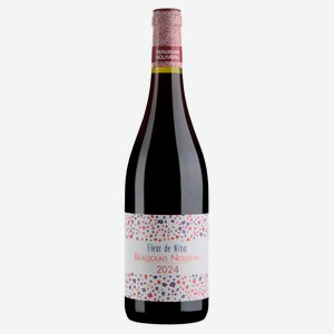 Вино Beaujolais Nouveau красное сухое Франция, 0,75 л