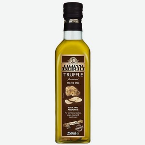 Масло Filippo Berio Extra Virgin оливковое трюфель нерафинированное 250мл, 250 мл