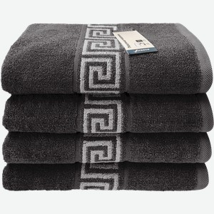 Полотенце махровое HOMECLUB Greece 50х80см, серое, Арт. НСГ5080сер