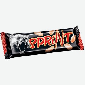 Батончик шоколадный Sprint мягкая карамель и арахис, 50 г