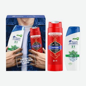 Подарочный набор Шампунь для волос Head&Shoulders 200мл + Гель для душа Old Spice 250мл в ассортименте