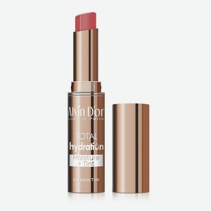 ALVIN D’OR Бальзам-тинт для губ  Total hydration moisture+tint , тон 02 pink coral (розово-коралловый)
