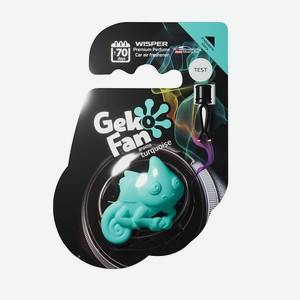 WISPER Ароматизатор для авто GekoFan TURQUOISE, 1 шт.