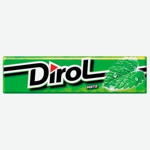 Жевательная резинка Dirol мята, 13,6 г