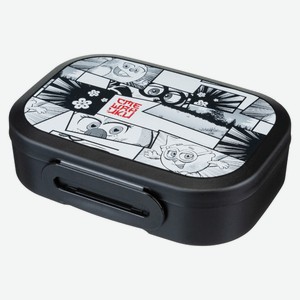Ланч-бокс «Смешарики» черный, 980 мл