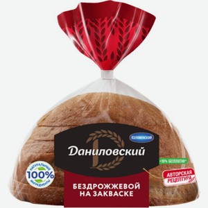 Хлеб Коломенский Даниловский ржано-пшеничный нарезка 350г, 350 г