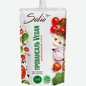 Соус майонезный SOLIO Провансаль вегетарианский 50,5%, 192г