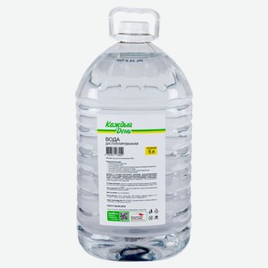 Вода дистиллированная «Каждый день» для авто, 5 л