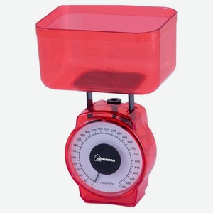 Весы кухонные HomeStar HS-3004М красные