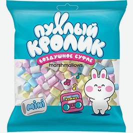 Суфле Воздушное Пухлый Кролик, Мини, Со Вкусом Пломбира, 85 Г