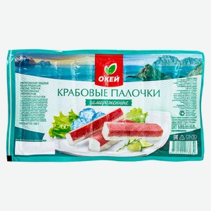 Крабовые палочки зам имит ОКЕЙ 300г
