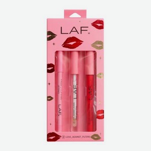 Подарочный набор для макияжа губ LAF Помада + Карандаш + Блеск в ассортименте