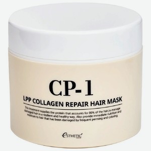 ESTHETIC HOUSE Восстанавливающая корейская маска для волос CP-1 LPP COLLAGEN REPAIR HAIR MASK, 300 мл, восстановление & защита