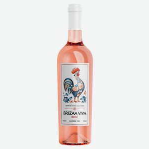 Вино безалкогольное Brizaa Viva Rose розовое Португалия, 0,75 л