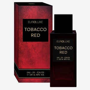 Туалетная вода мужская EUROLUXE Tobacco Red, 100 мл
