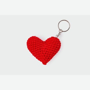 Вязаный брелок  Сердечный  1 шт