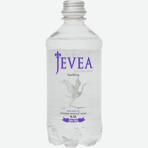 Вода Jevea Кристальная минеральная природная столовая газированная, 500мл, 500 мл