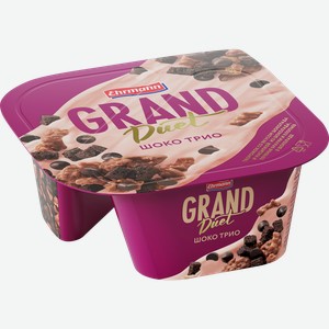 Десерт творожный GRAND DESERT Шоко трио 7,3%, без змж, 138г