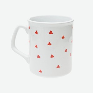 Кружка Сердечки 300мл Арт.chj29987/wb4023
